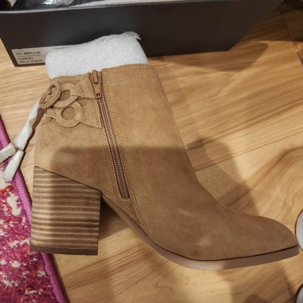 Vince Camuto Brown Ankle Boots